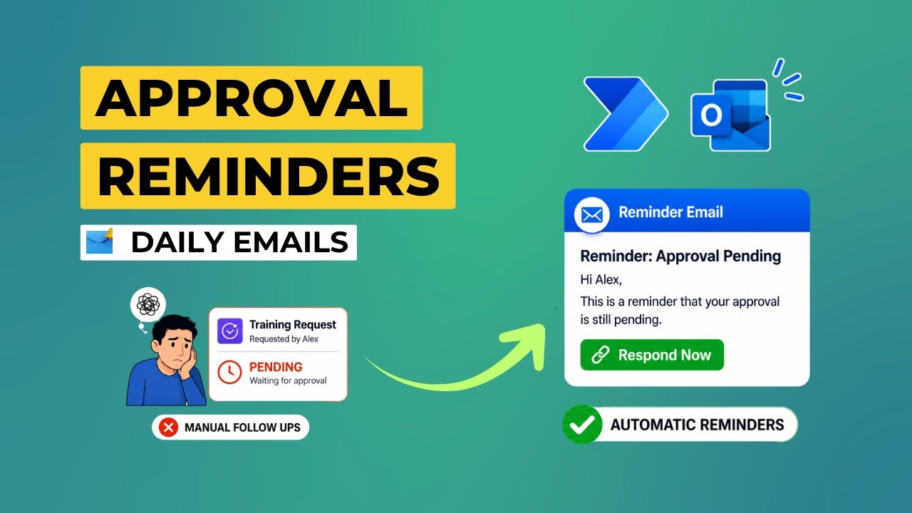 Automate Approval Reminders in Power Automate | Send Pending Approval Emails
