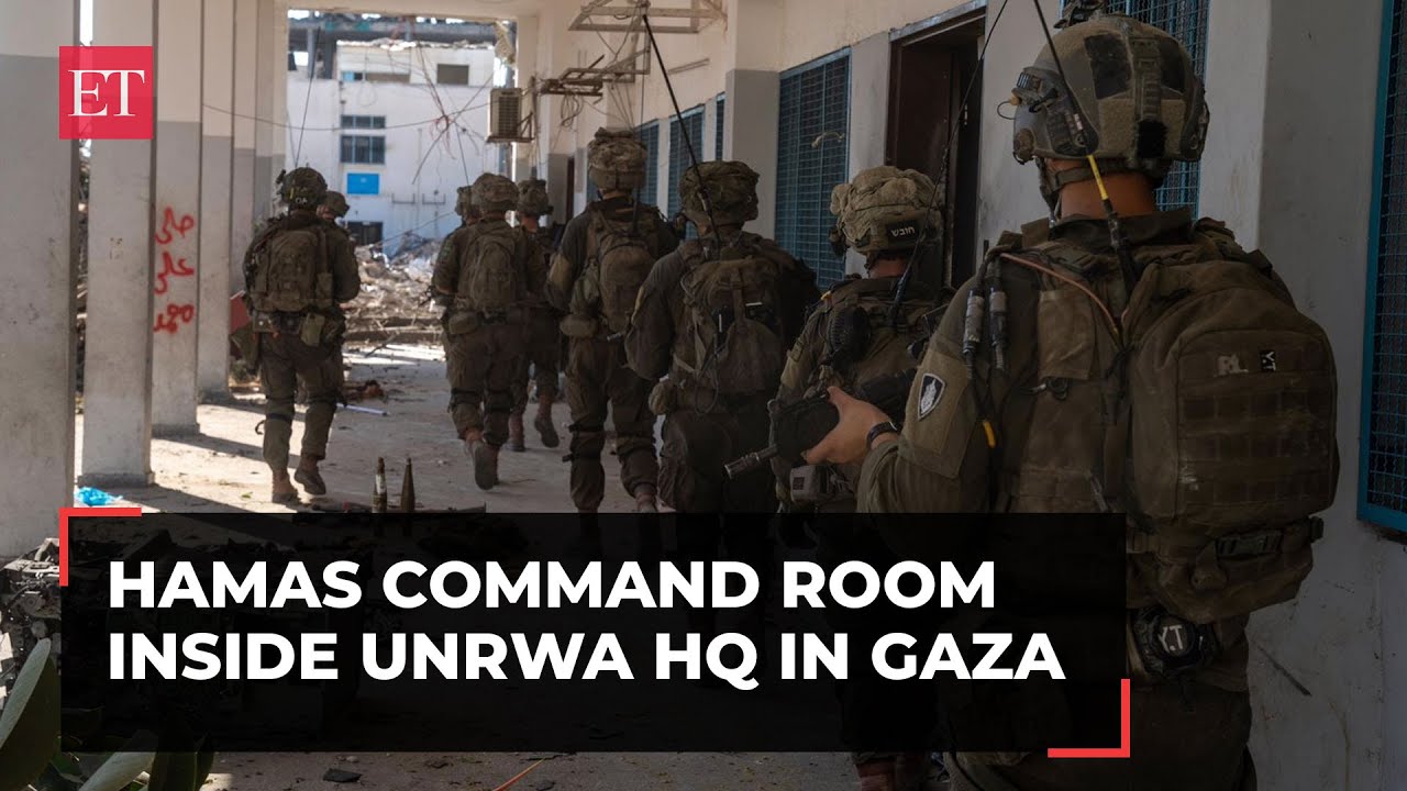 Hamas command room inside UNRWA HQ in Gaza; IDF finds drone, weapons caches and more