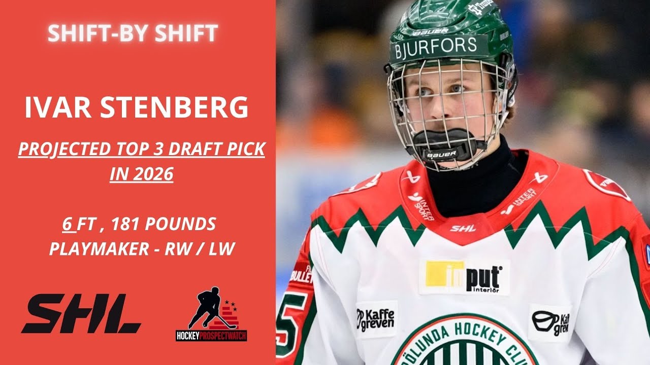Shift-By-Shift: Ivar Stenberg vs Djurg&aring;rdens IF (Sep 23, 2025) | 2 Assist Night
