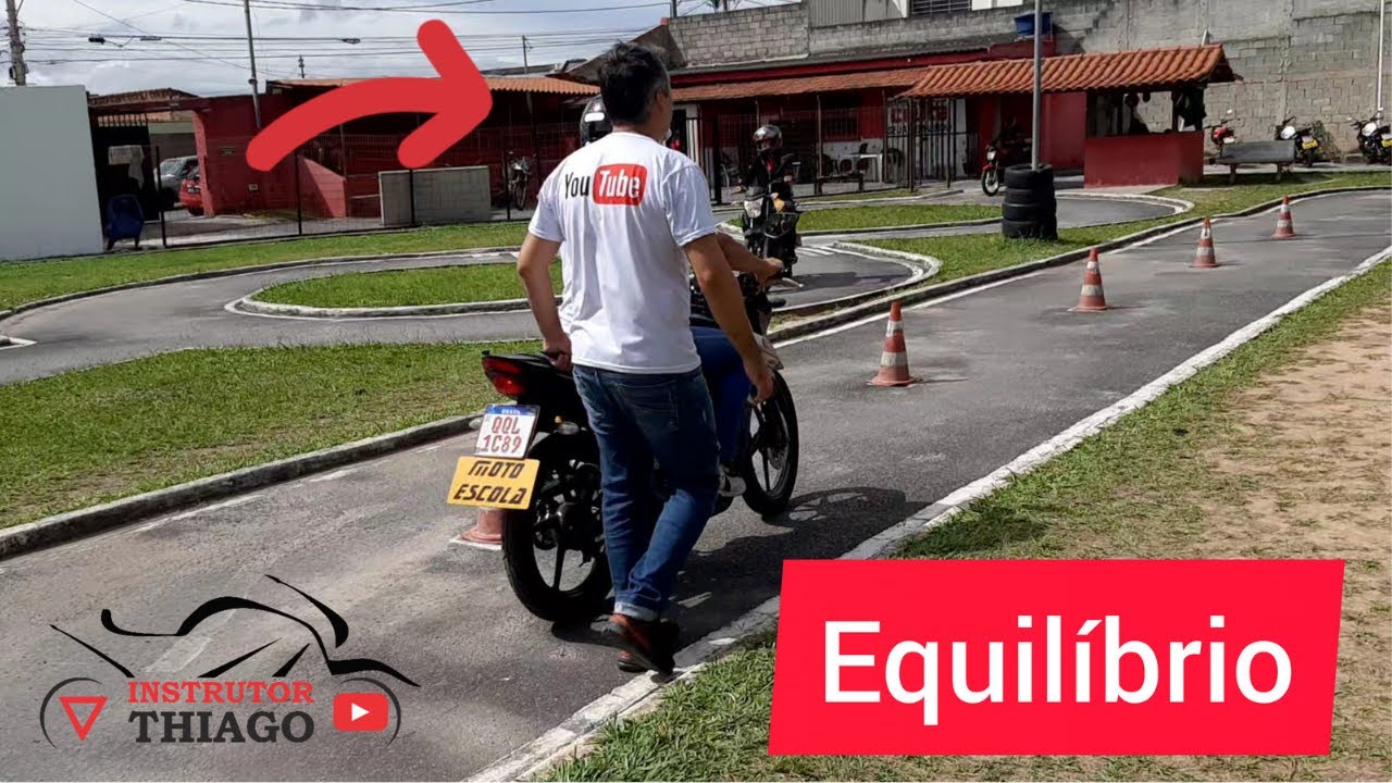 #5 AULA DE EQUILÍBRIO NA MOTO ALUNO INICIANTE