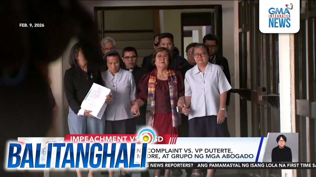 Ika-3 impeachment complaint vs. VPSD, inihain ng mga pari, madre, at grupo... | Balitanghali