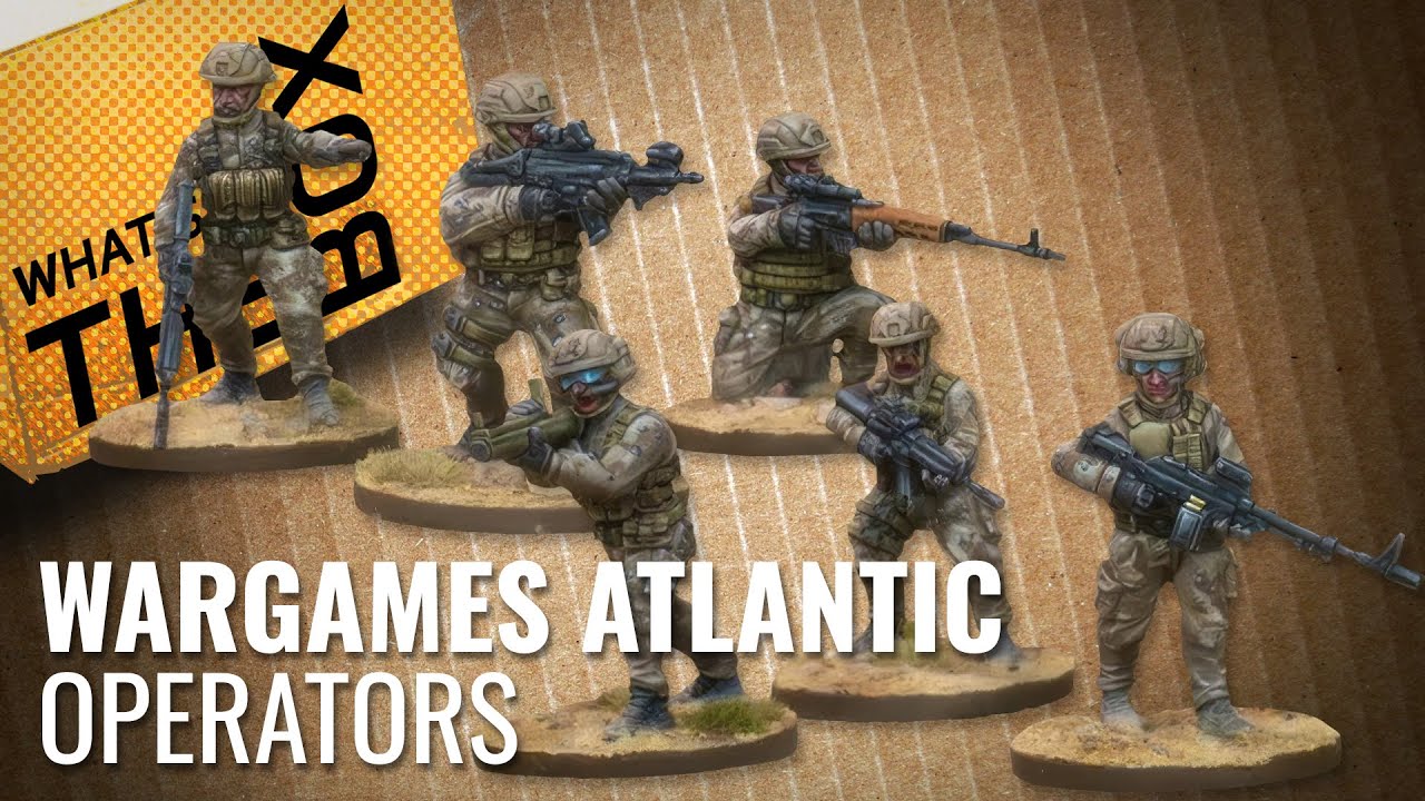 Идеальные миниатюры в стиле Call of Duty? Обзор Operators от Wargames Atlantic.