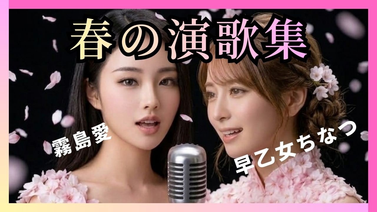 春の演歌集｜霧島愛 早乙女ちなつ enka-Aritist-Lab