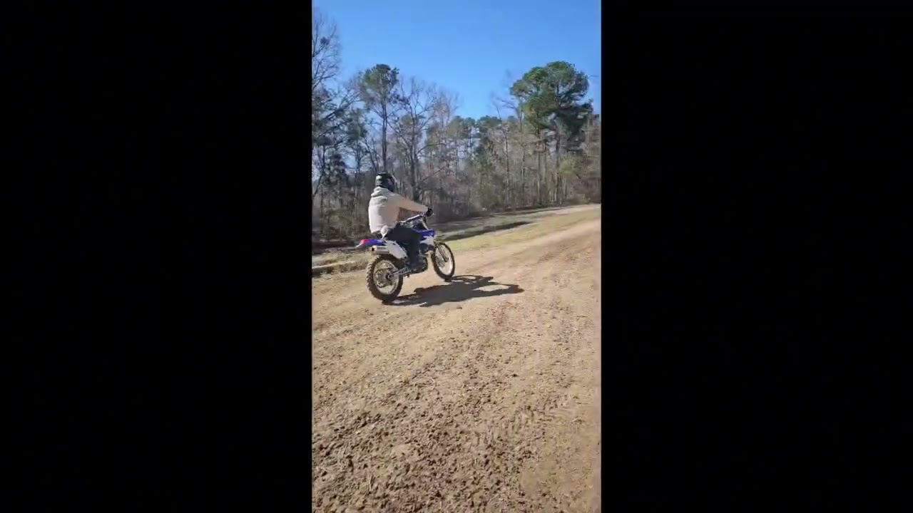 Ridin’ some dirt bikes with family