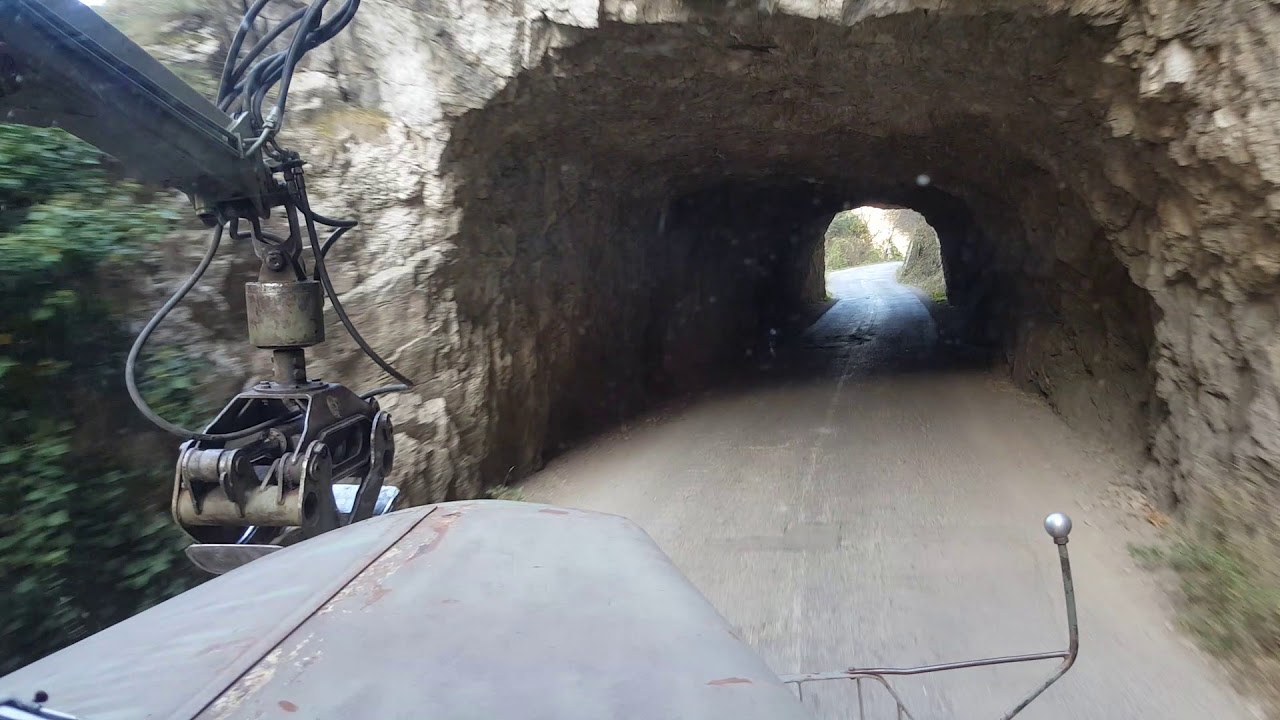 FAP 1314 canyon river Jerma old  tunnel