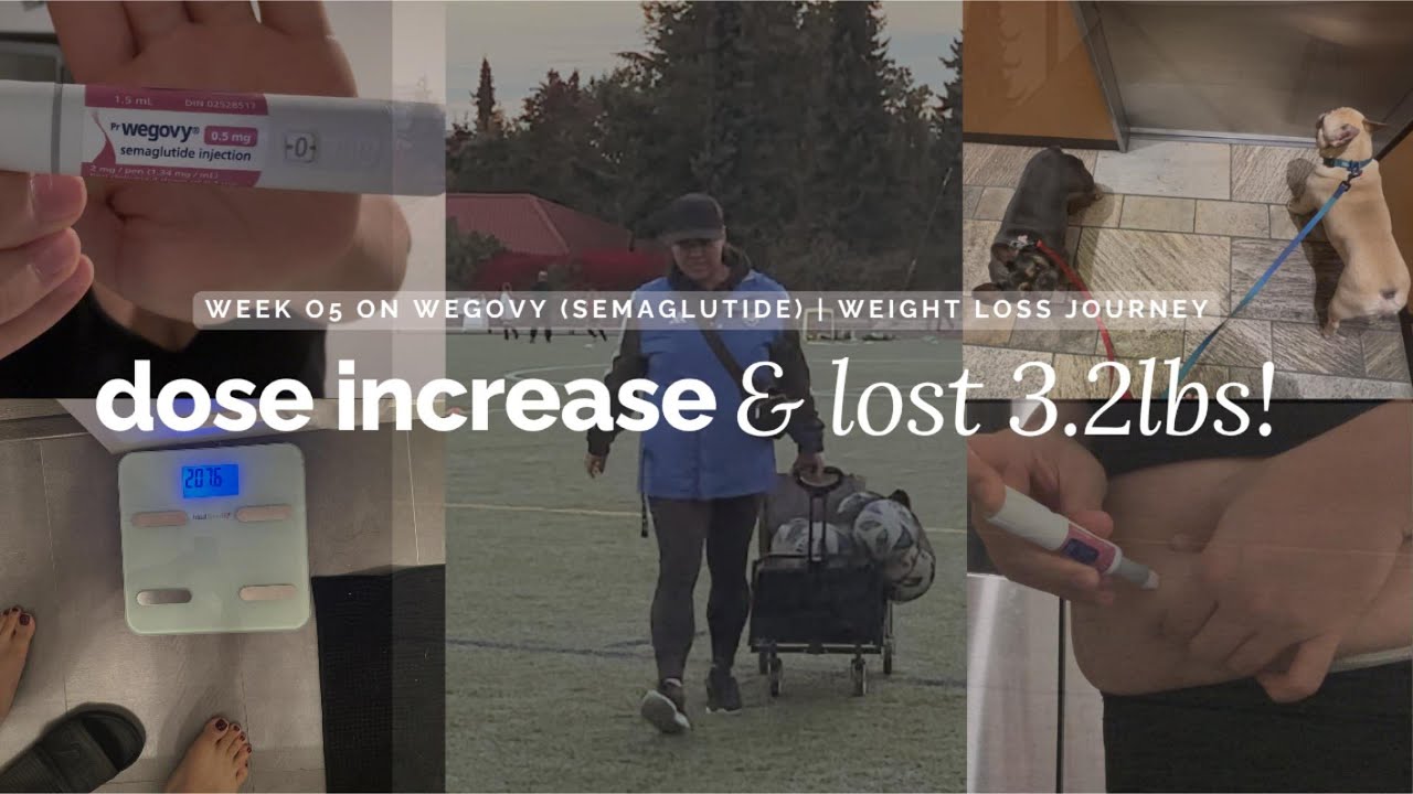 Wk 05 Dose Increase & Lost 3.2lbs! - Wegovy (Semaglutide) | Weight Loss Journey