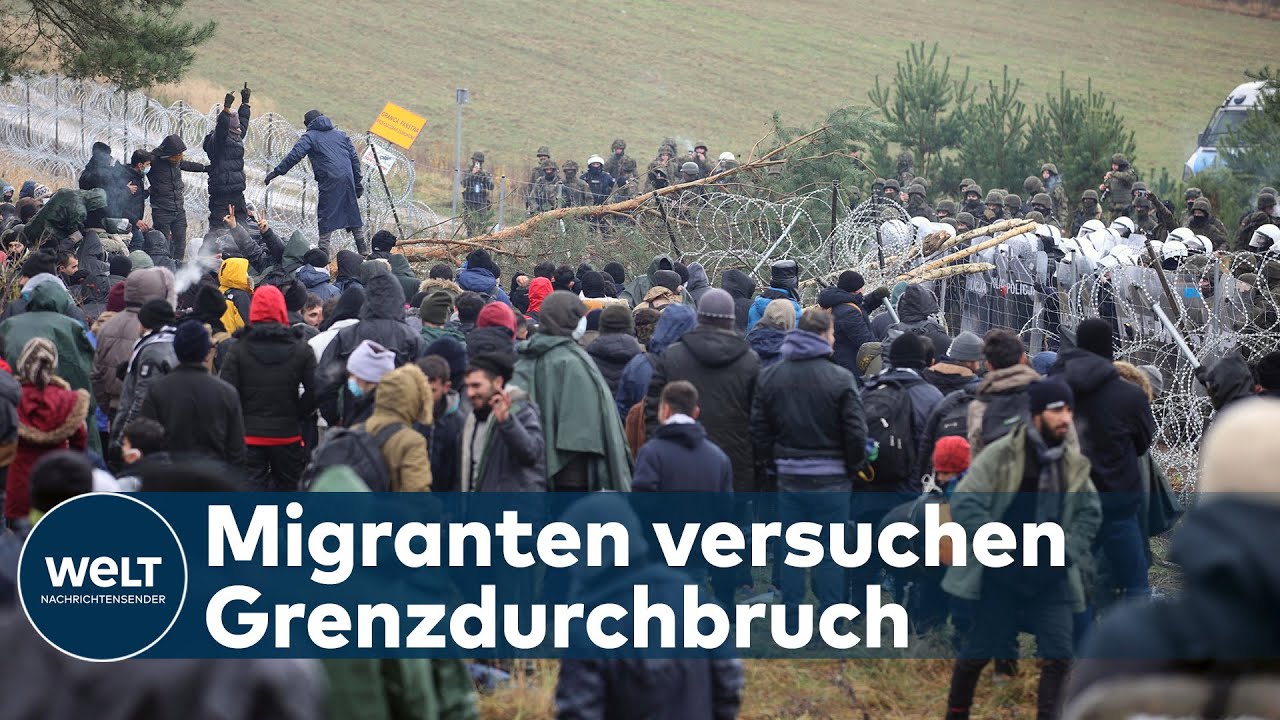ANGRIFF AUF EU-GRENZE: Wie Belarus-Diktator Lukaschenko mit Migranten Rache übt | WELT Thema