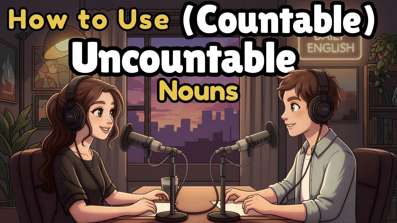 Learn English with Real Conversations | How to Use Countable & Uncountable Nouns in English