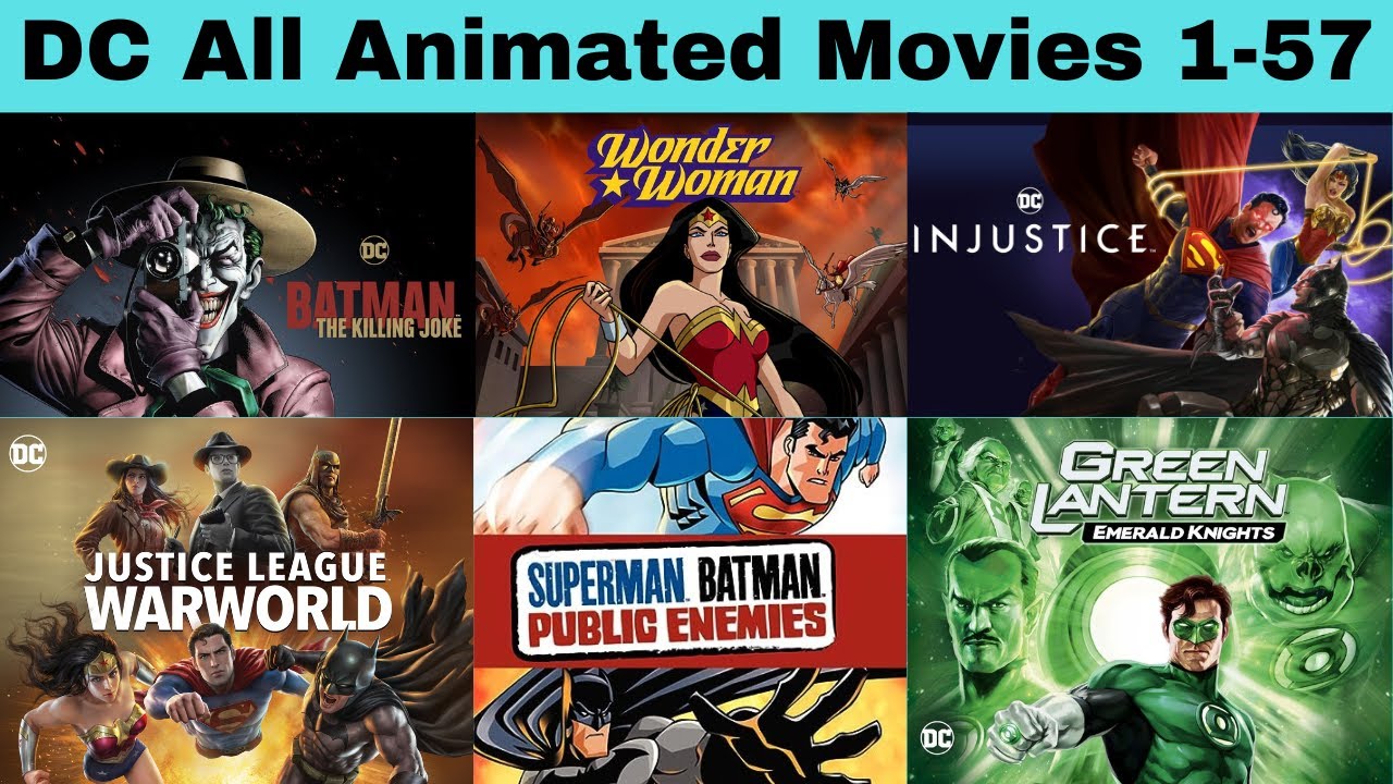 DC All Animated Movies list | How to watch DC Animated Movies in order in Hindi