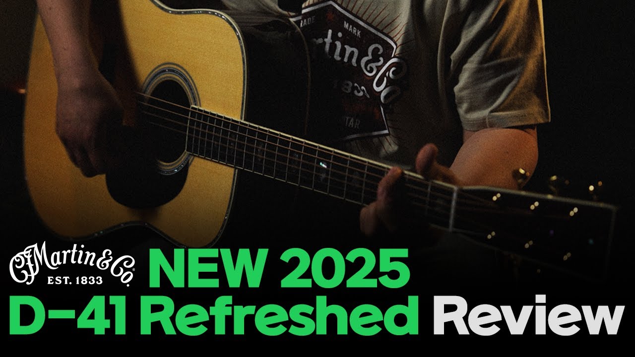 어쿠스틱소울 기타리뷰  |  MARTIN D-41 New 2025 Refreshed | D41 리프레쉬 스탠다드시리즈