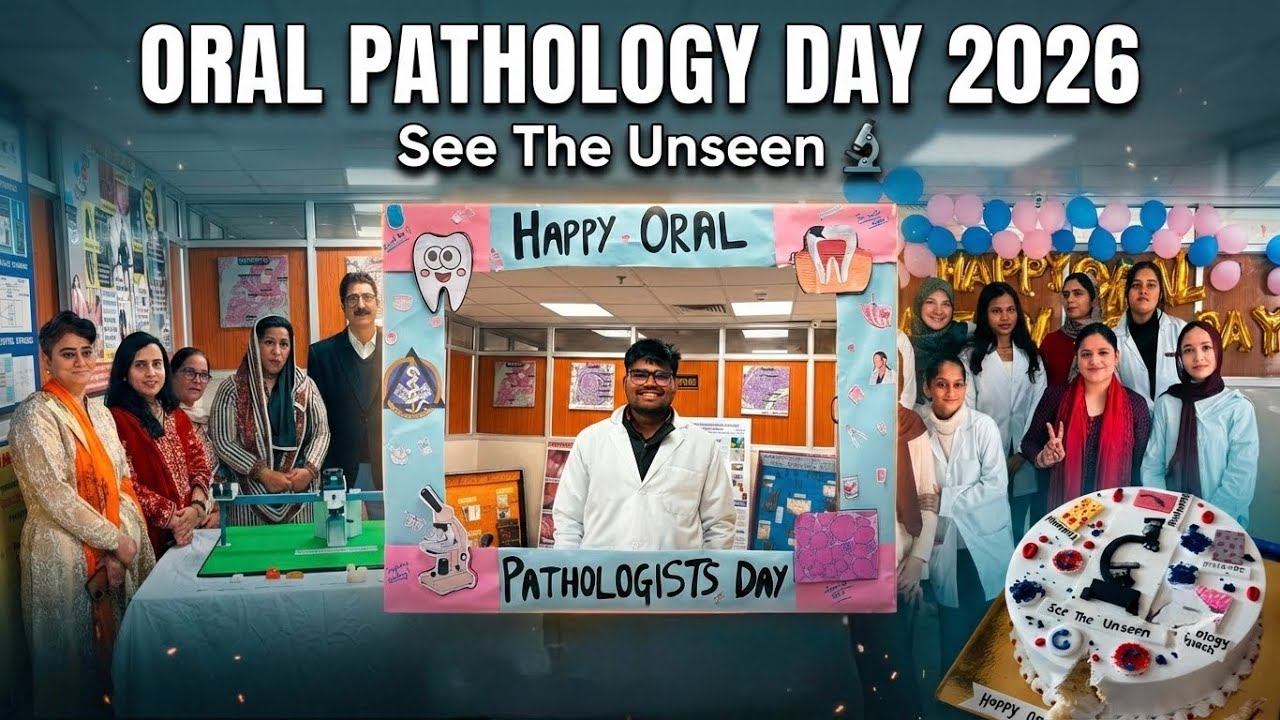 Celebrating Oral Pathology Day at Indira Gandhi Govt Dental College Jammu | Banarsi Medicos
