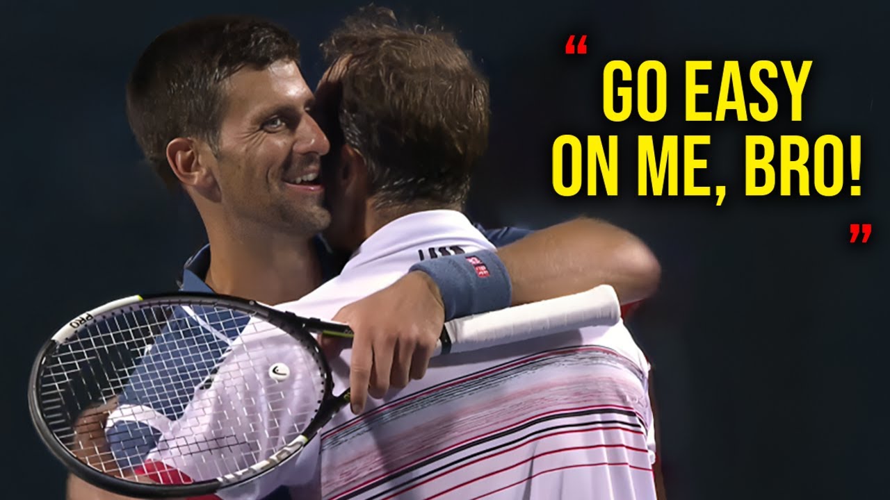 When World No 100+ Toyed Prime Djokovic | Most Hilarious Tennis Match (Circus Show)