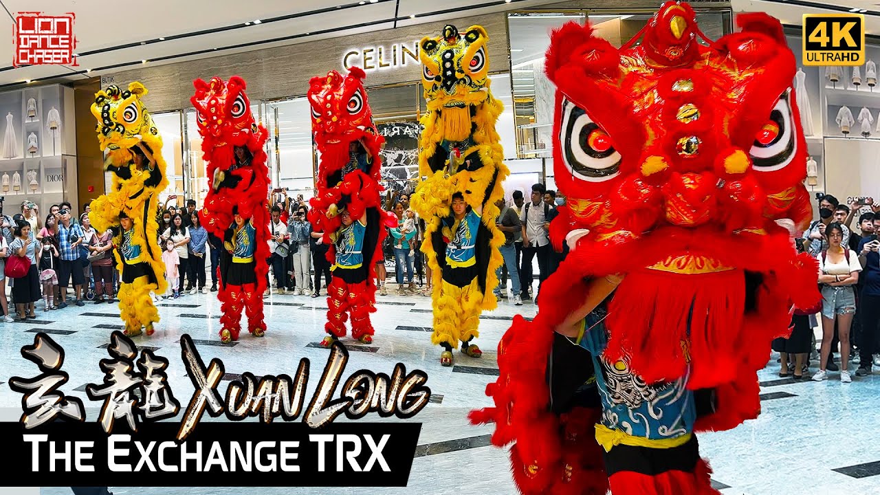 Lion Dance by Malaysia Xuan Long 马来西亚玄龙 @ Bvlgari Grand Opening - The Exchange TRX