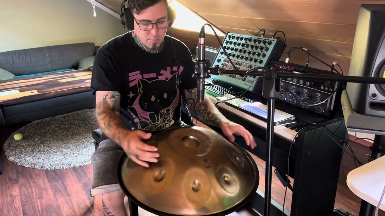 Erica Synths Perkons HD-01 - Sela Handpan - Roland S1 - Oxi One