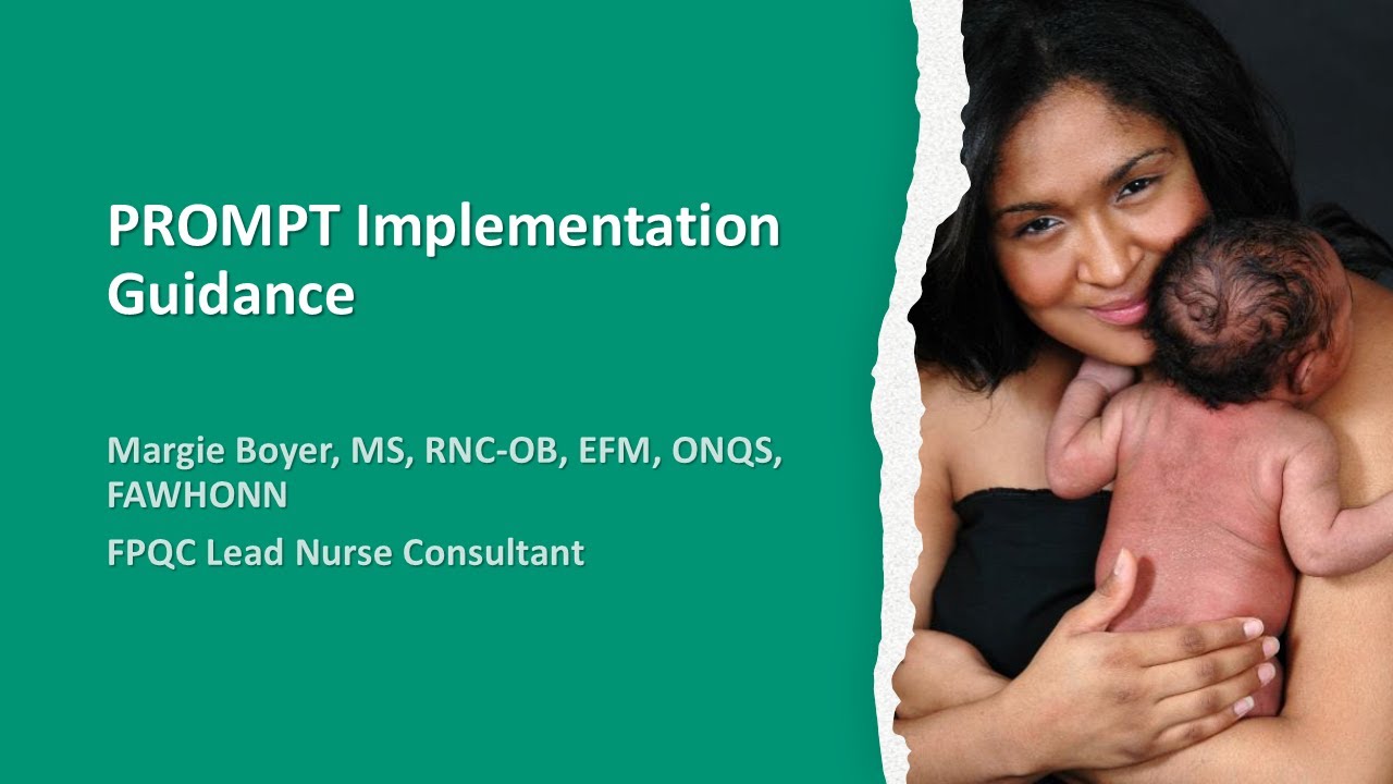 PROMPT Condensed Kickoff Series: Implementation Guidance