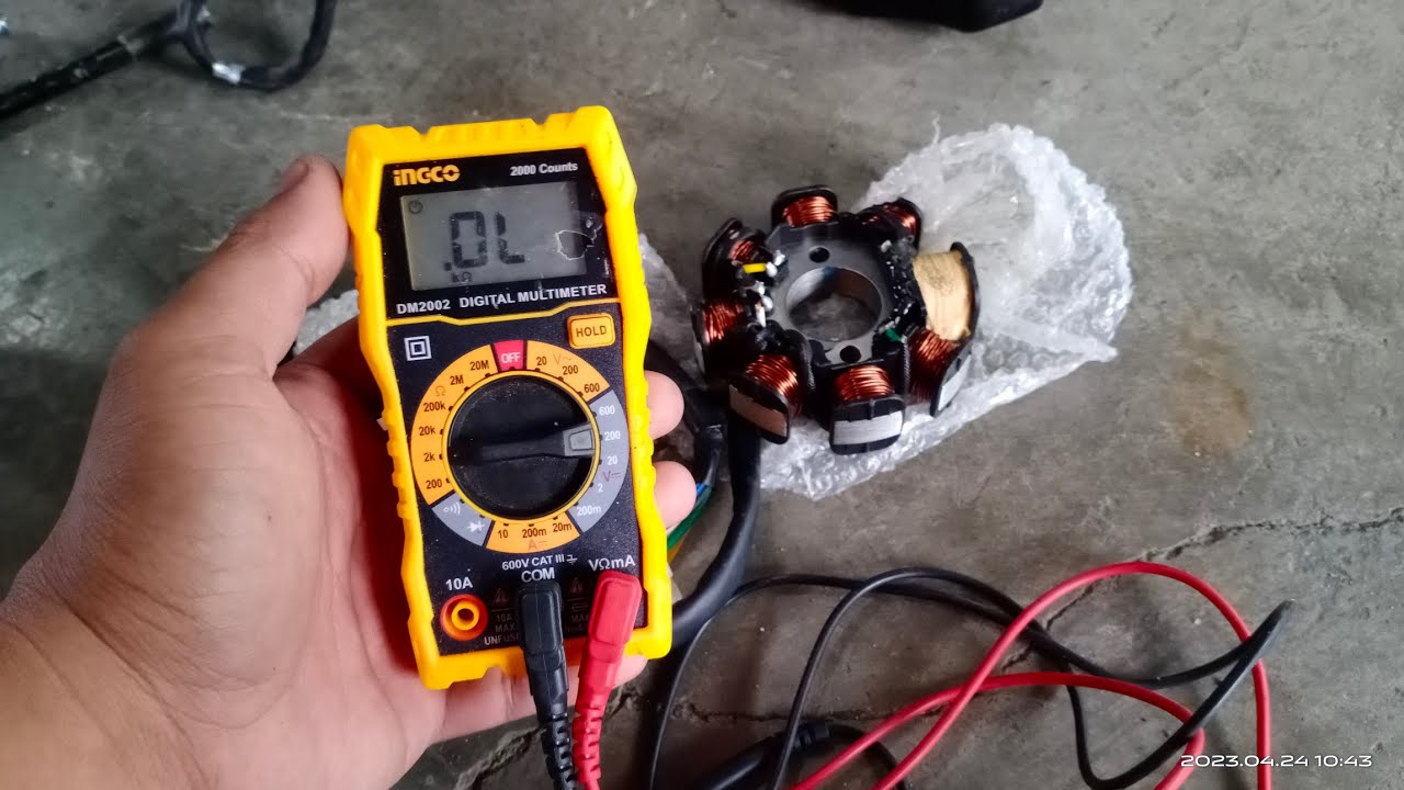 Paano mag test ng primary coil ng stator? / Palyado makina pag umiinit  na