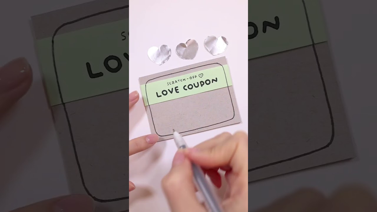 화이트데이 쿠폰🍭🍬 White Day Coupon #craft