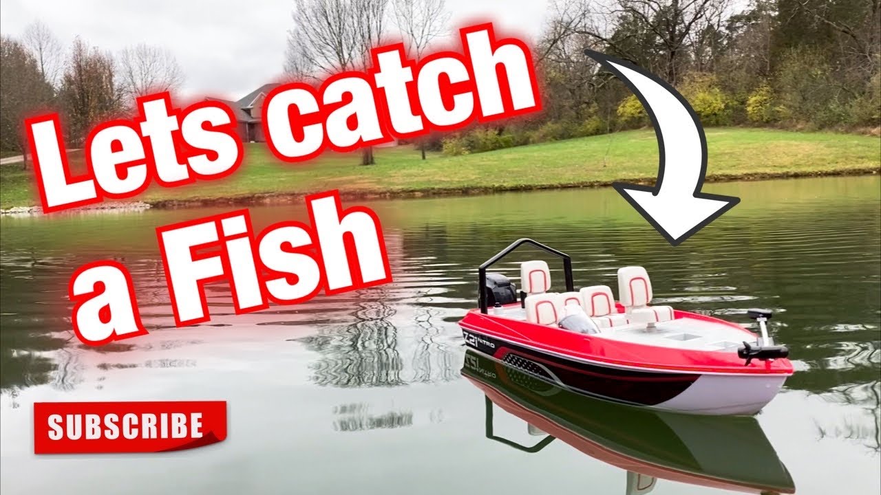 Bass Pro Shops Nitro Z21 RC fishing boat “it catches real fish”