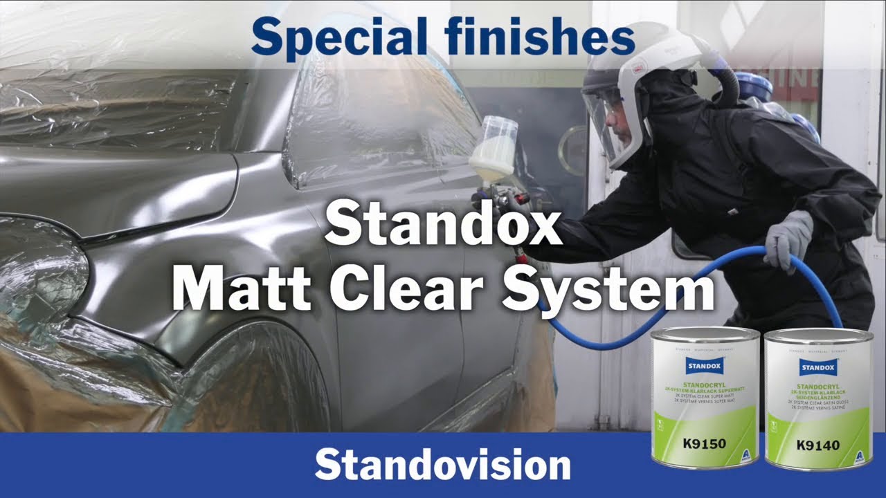 Специальные виды отделки: Standox Matt Clear Systems