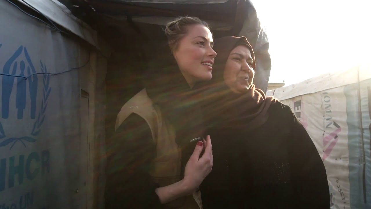 Amber Heard Partners with SAMS to Launch PSS Programs for Syrian Refugee Women in Lebanon