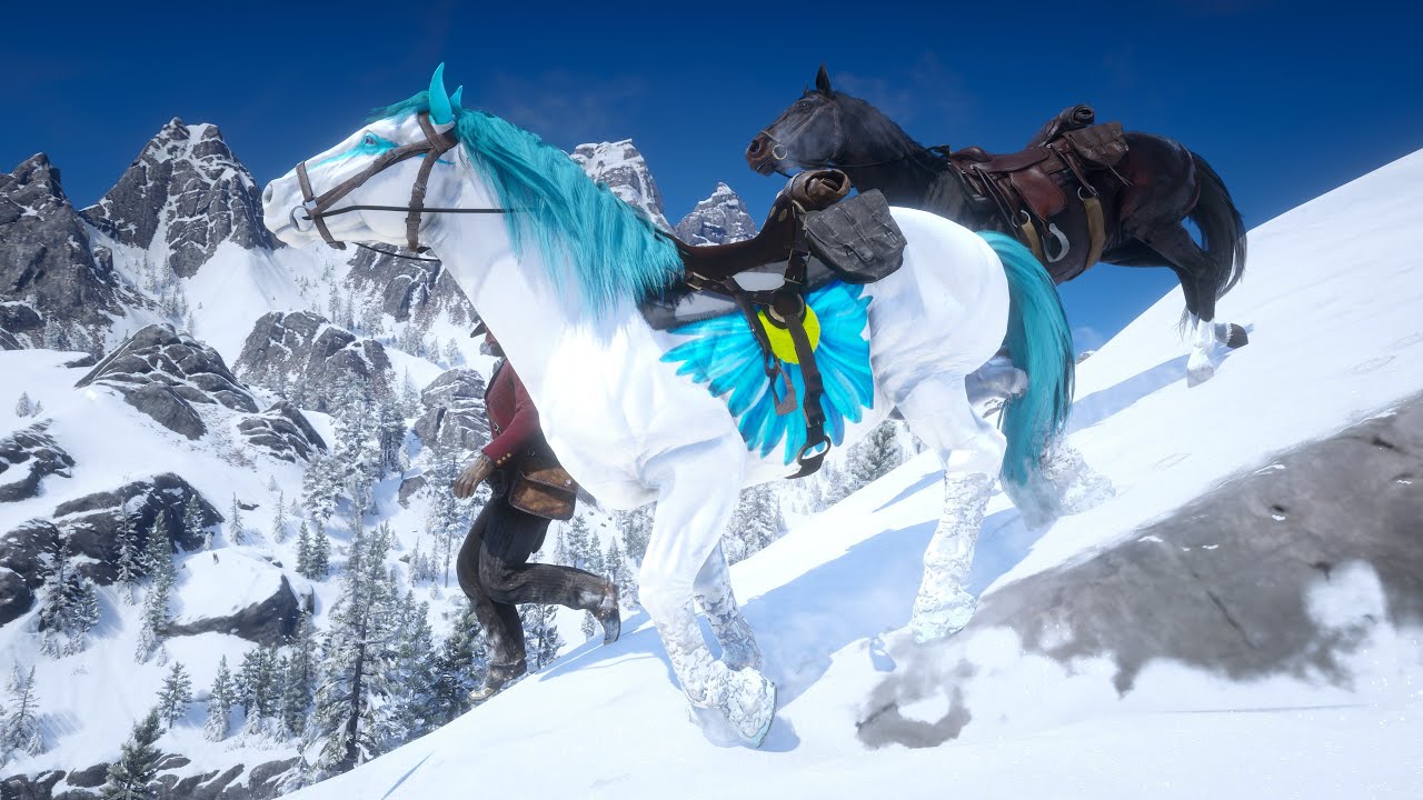 Snowy Adventures |  John Marston and the Legendary Flower Horse