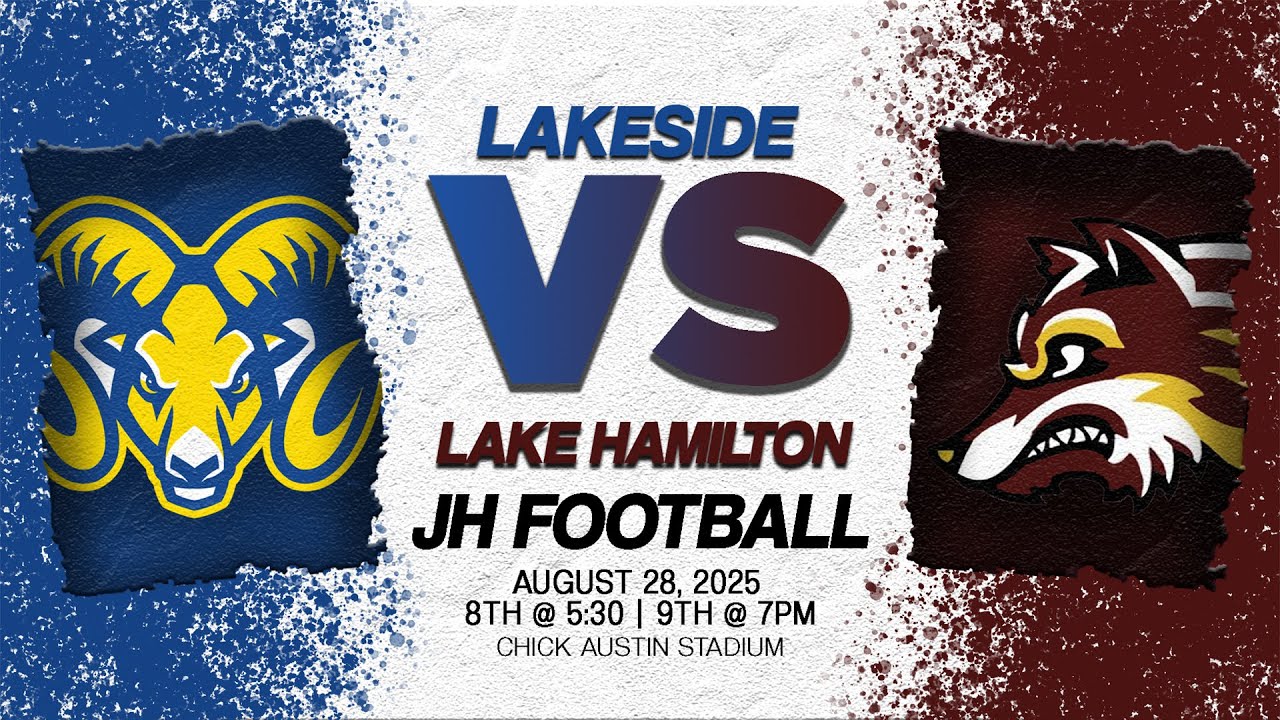 Lakeside vs. Lake Hamilton | Junior High Football | August 28, 2025