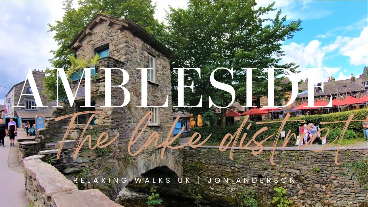 Ambleside Town | Walk Around This Beautiful Lake District Town - England 4K