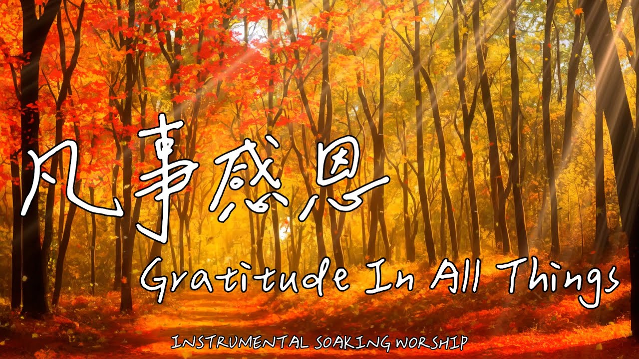 凡事感恩 Gratitude In All Things | 等候神音樂 | Soaking Music | 靈修音樂 | Instrumental Music | Worship | 輕音樂