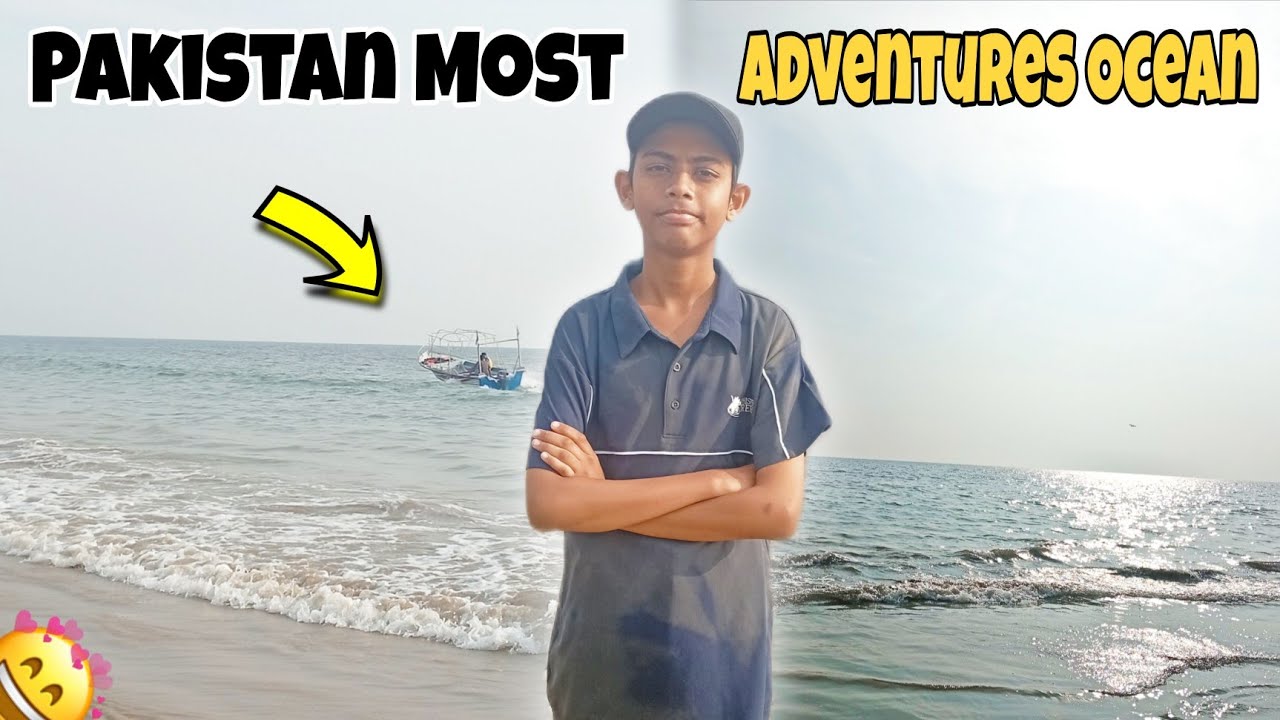 I Found Pakistan Most Adventures Ocean😱Cleanest Sea View Of Karachi🌊...