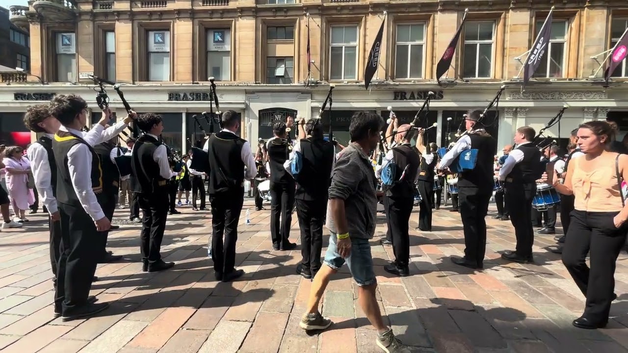 Bagad Brieg and pipe band msr piping live 2025