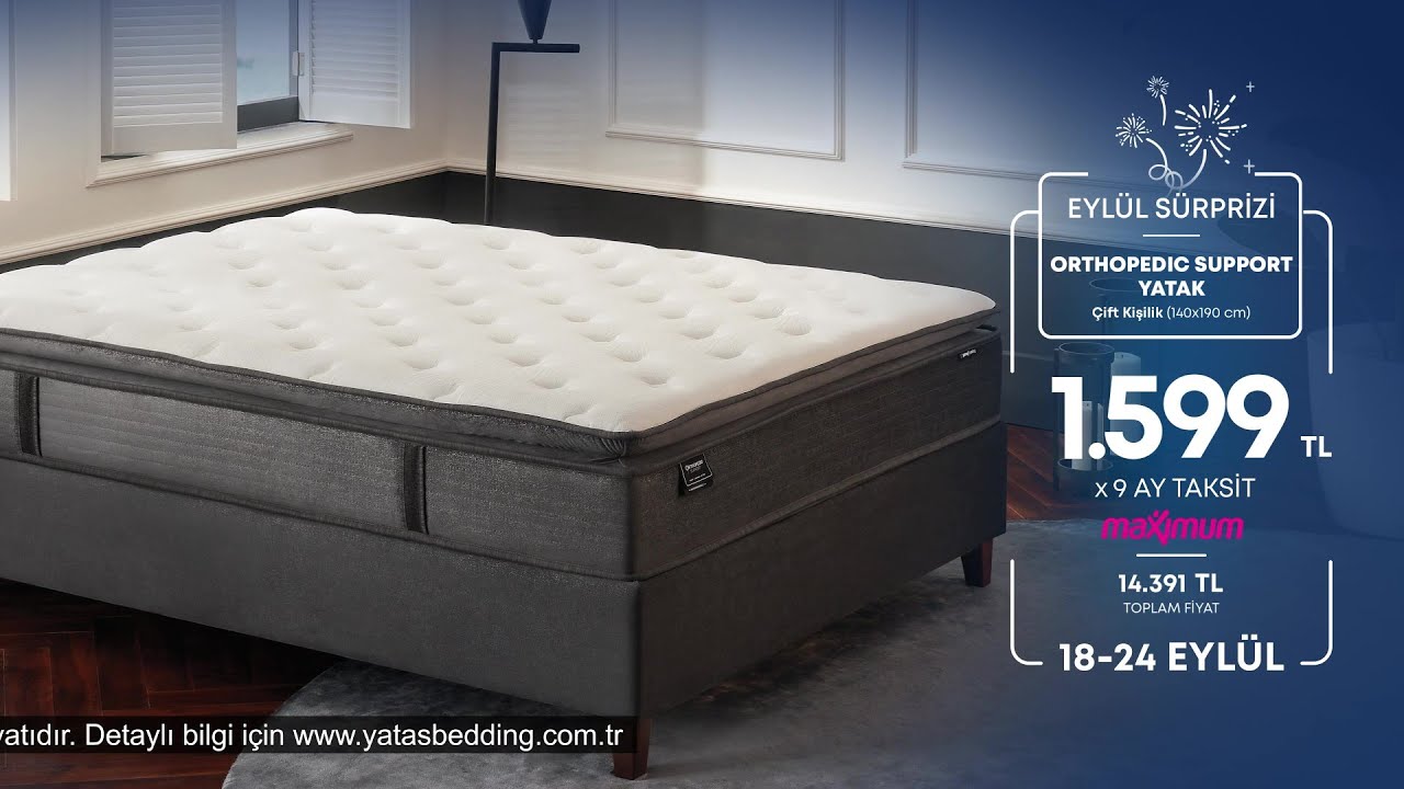 Yataş Bedding I Eyl&uuml;l S&uuml;rprizleri Devam Ediyor - Ortopedic Support Yatak