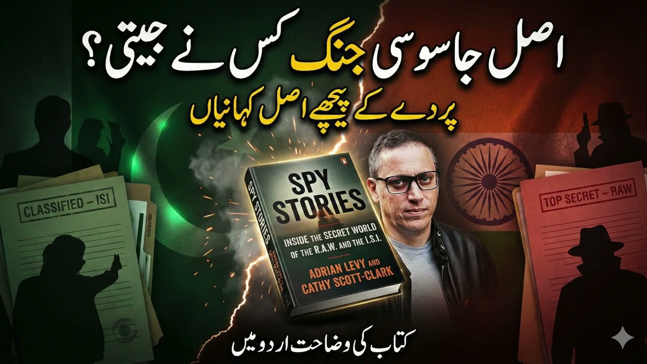 Spy Stories | Inside ISI & RAW’s Secret World | Adrian Levy | Book Summary in Urdu
