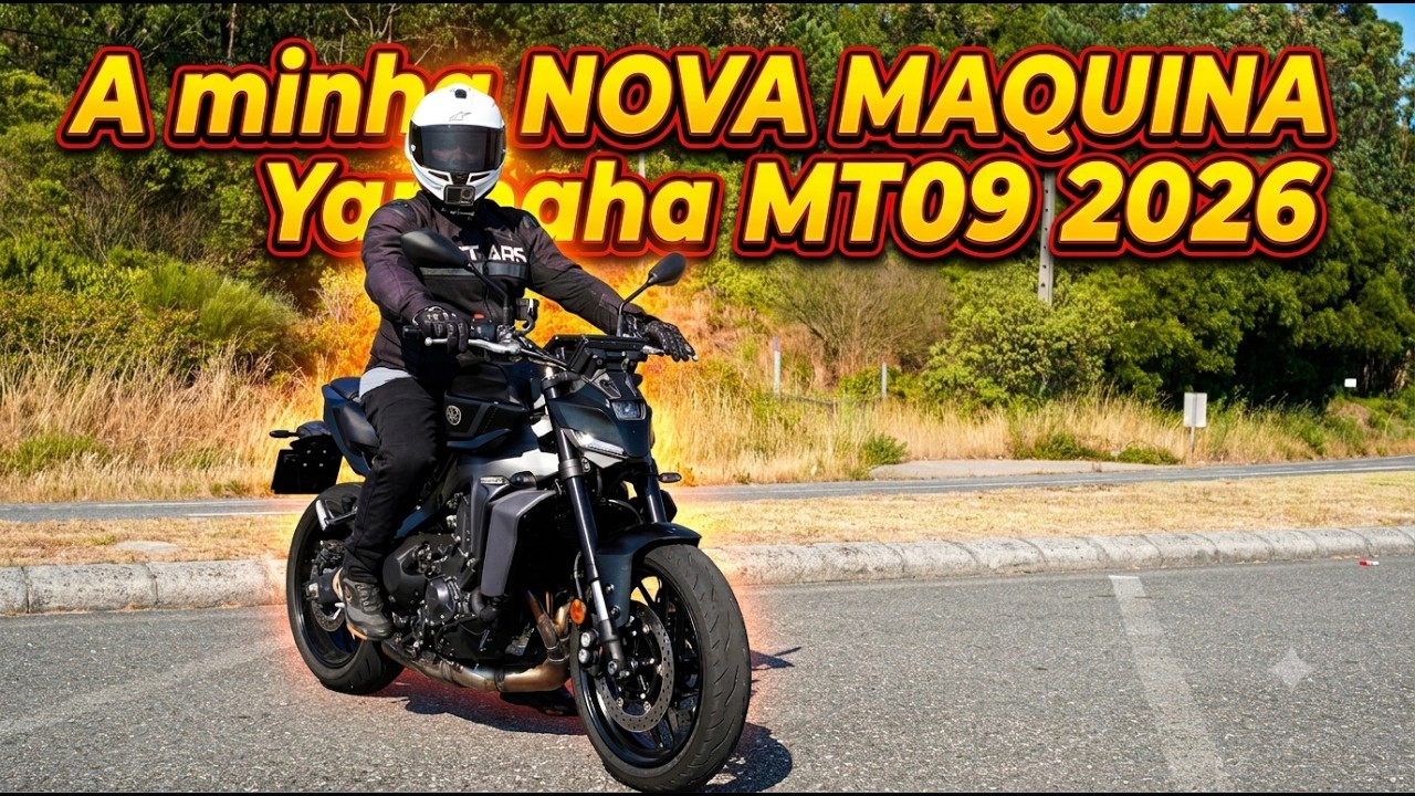 Mota Nova 0 Kms a sair do Stand - Yamaha MT09 2026