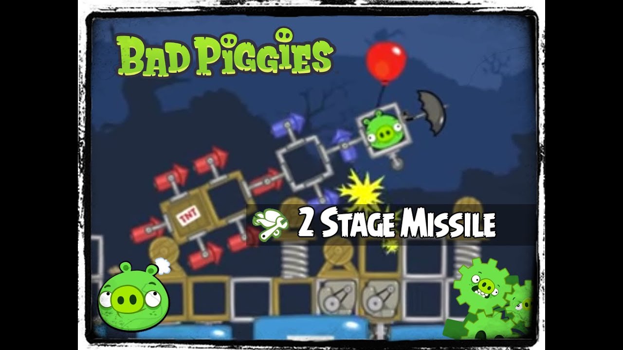 Bad Piggies SS1 Scud Two-Stage Missile w TEL replica