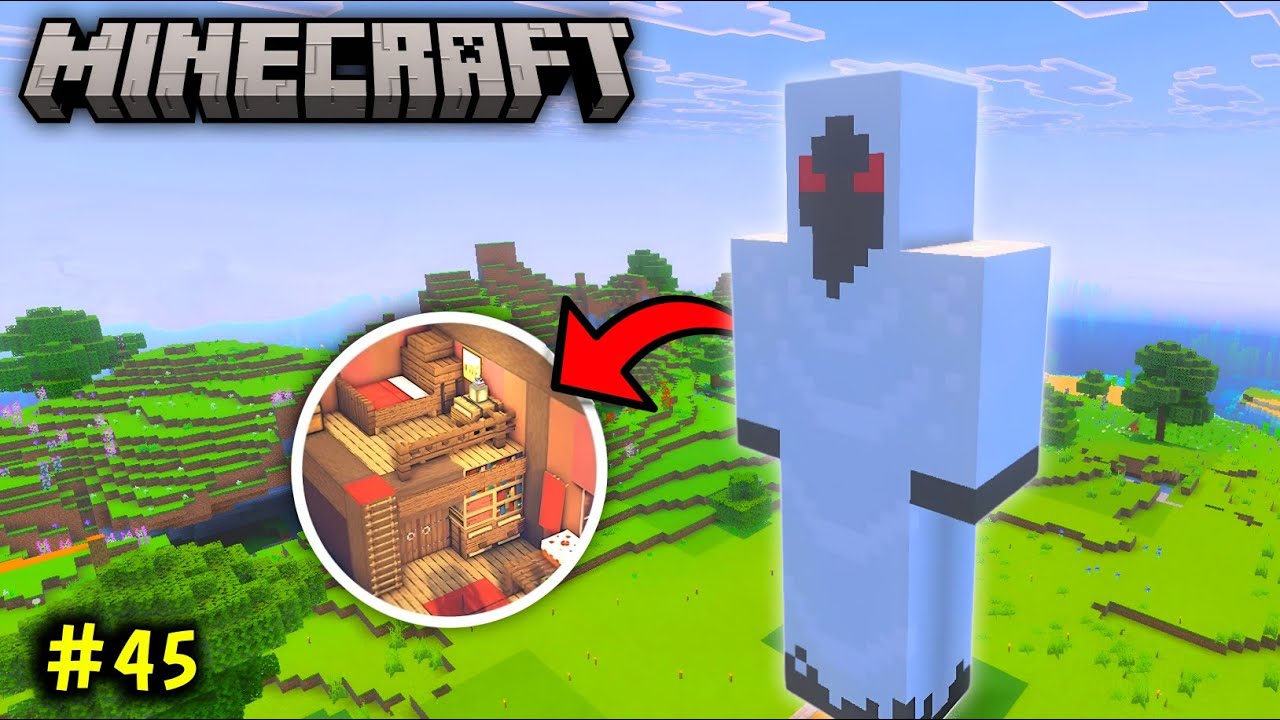 I BUILD A HOUSE IN MY STATUE | Minecraft Survival Series #45