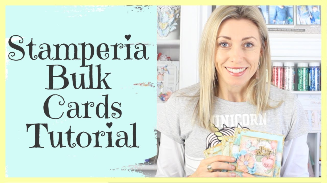 DIY Card Making Tutorial ~ Stamperia Wonderland Bulk Cards