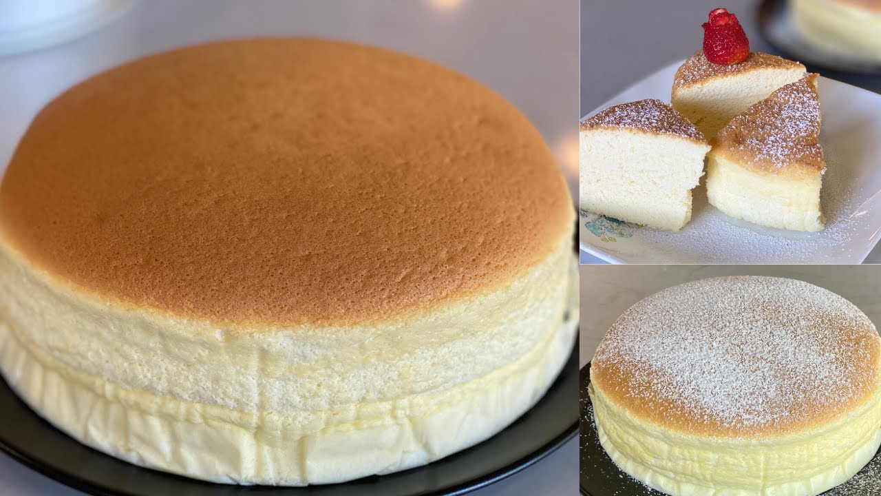 Japanese Cheesecake Recipe 🎂 DIY perfect jiggly cotton cheesecake souffle that doesn't deflate/crack