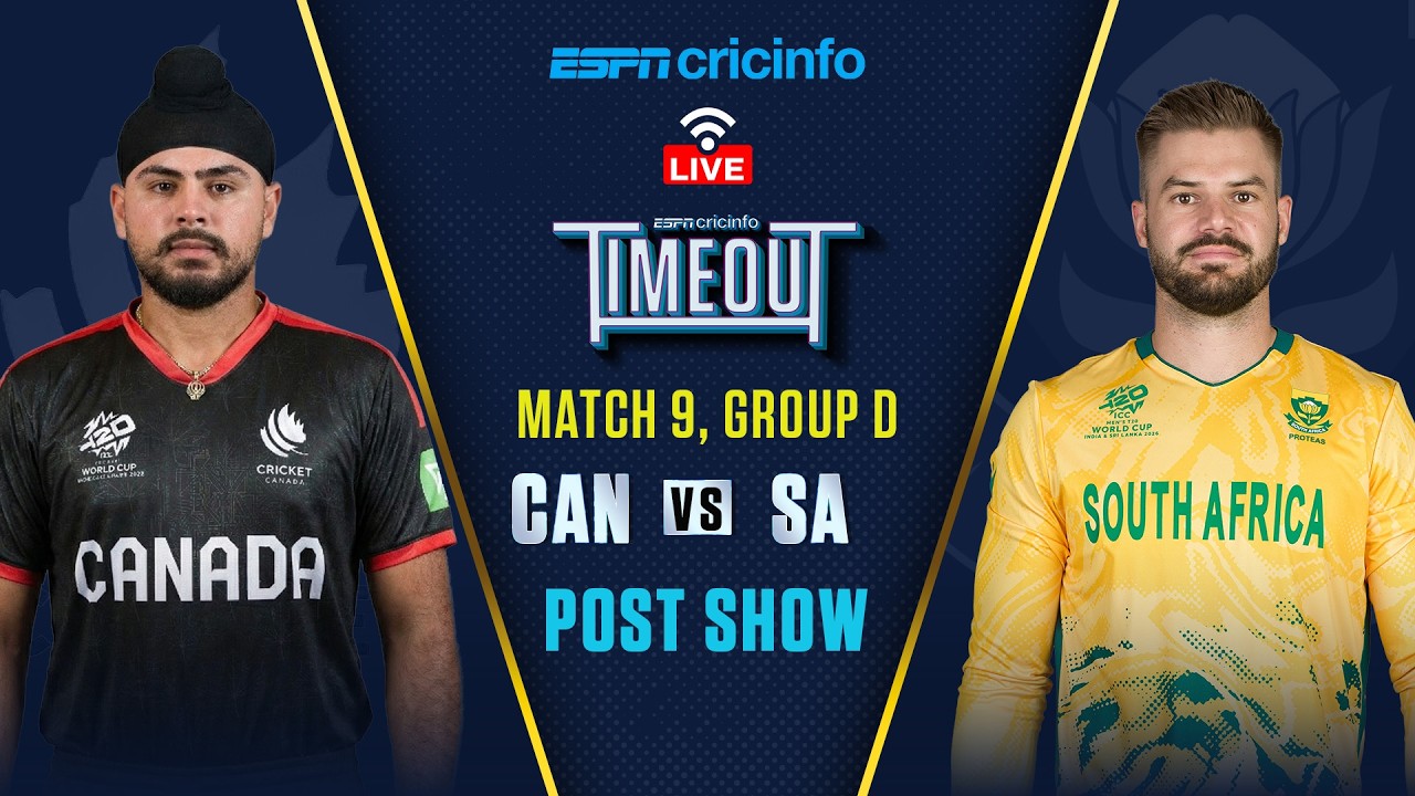 South Africa vs Canada | Post-match LIVE show | T20 World Cup 2026