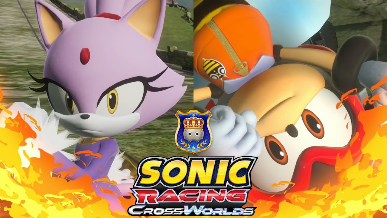 Secret Grand Prix | Blaze vs Charmy (Super Sonic Speed) | Sonic Racing: CrossWorlds - No Commentary