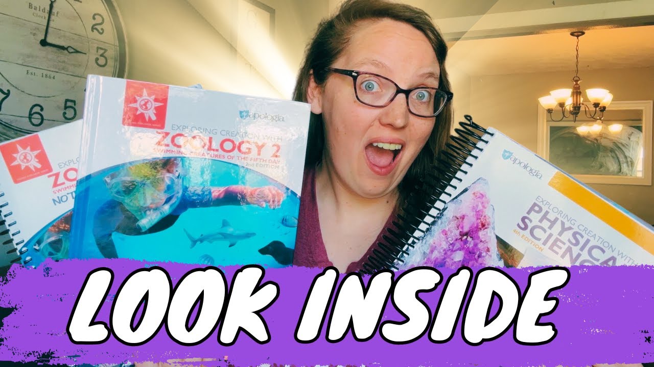 Look Inside Apologias Latest Homeschool Science Curriculum || Physical Science & Zoology 2