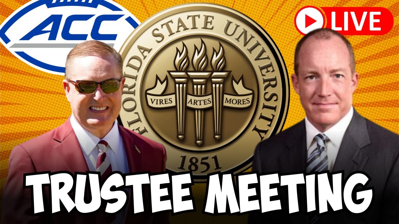 LIVE: FSU Board of Trustees Meeting - Noles SETTLING with ACC