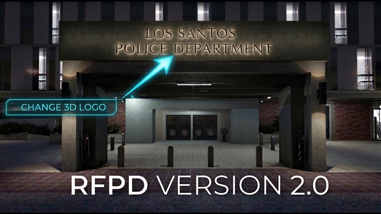Rockford Police Department UPDATE V1.1 | FIVEM MLO - GTA5 MAP INTERIOR