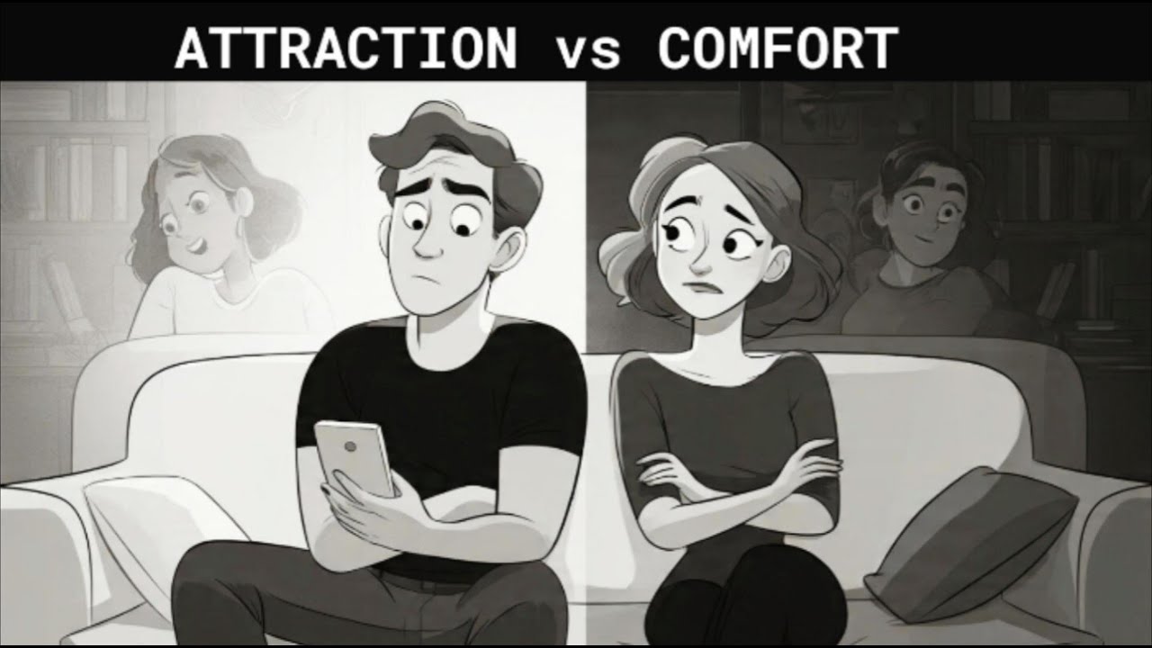 Attraction vs Comfort #psychology #psychologyfacts