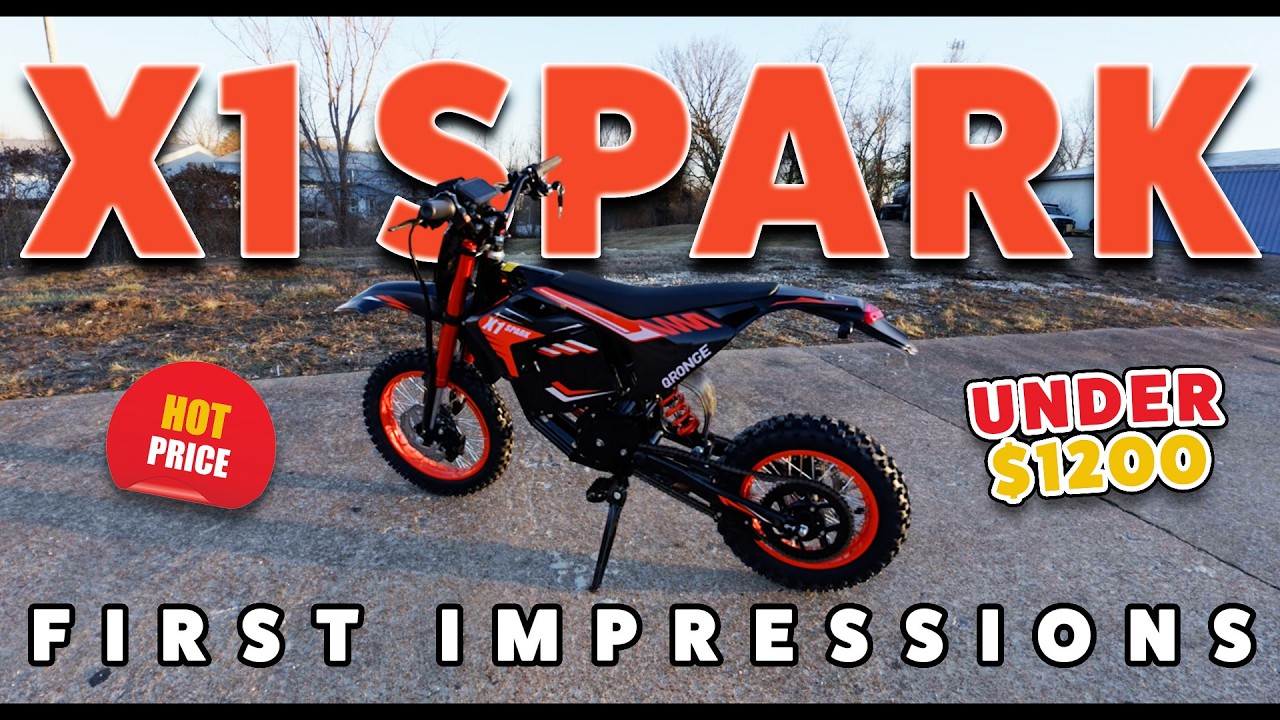 Менее 1200 долларов! - Обзор Qronge X1 Spark M - КУПИТЕ СЕЙЧАС! Бюджетный электрический мини-мото...