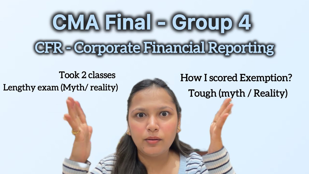 CMA Final CFR Strategy 🔥 | How I Scored Exemption in CFR | Complete Study Plan