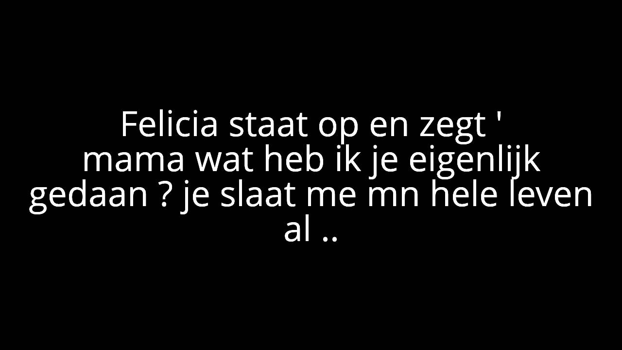 Waargebeurt en zielig verhaal !