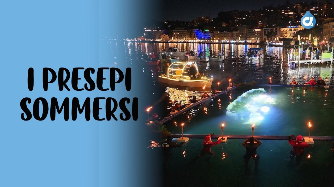 I presepi sommersi su Lago Maggiore  e di Lugano