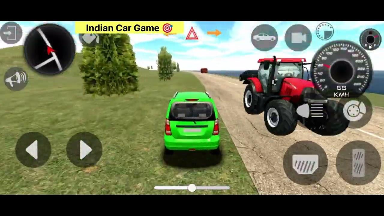 INDIAN CARS SIMULATOR GAME 🎯 || Car 🚨 Drive indian dangerous car stunt🎮 ll Indian car simulator gm 