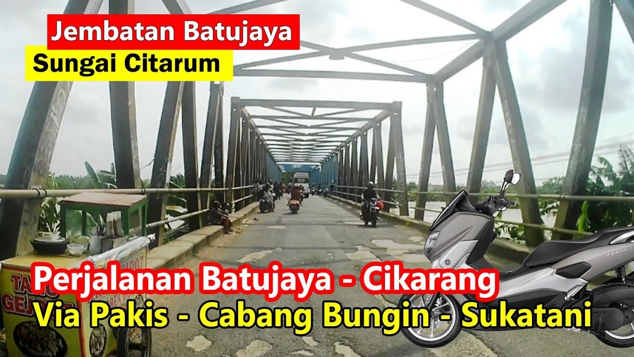 Perjalanan Batujaya - Cikarang Via Pakis jaya - Cabang Bungin - Sukatani - SGC Cikarang