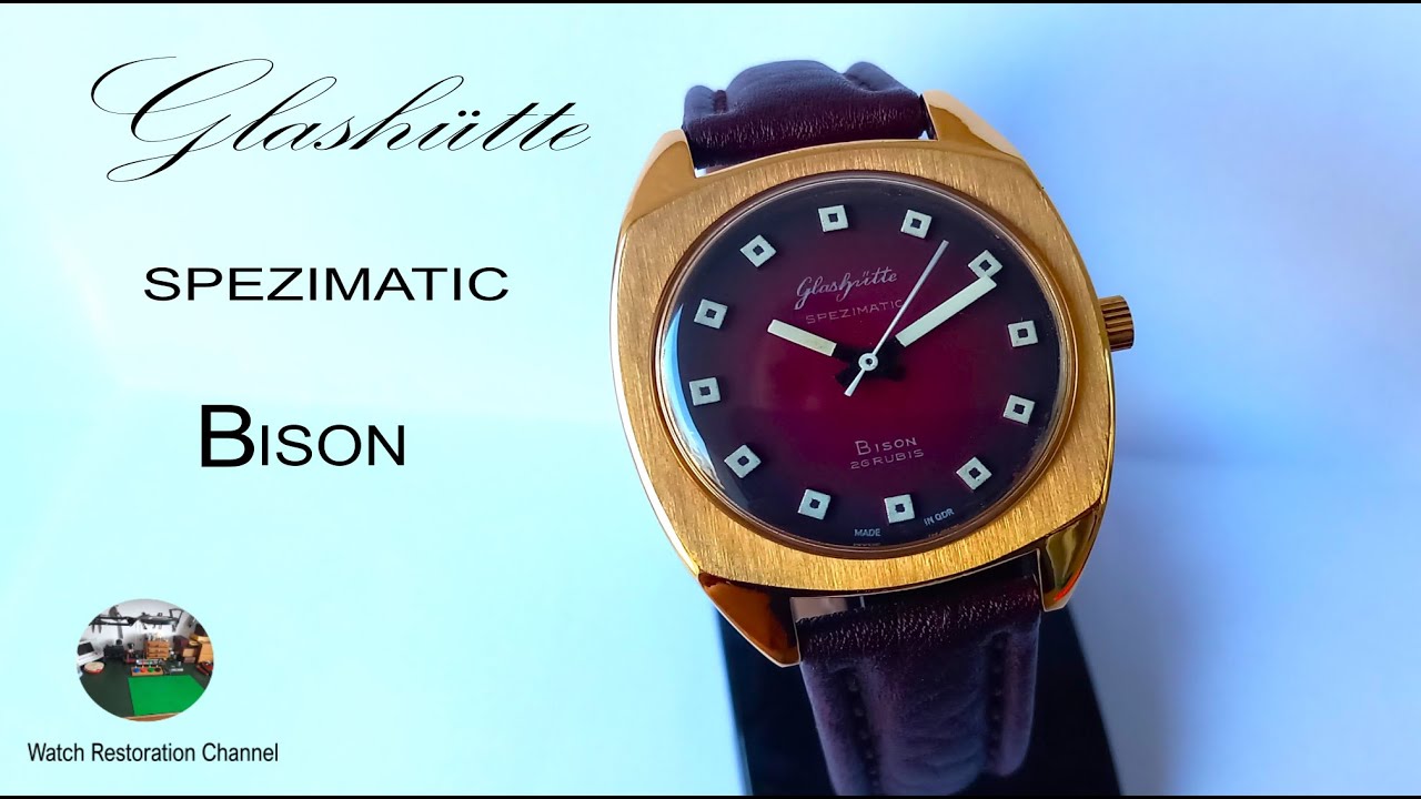 Restoration of a vintage Glashütte Spezimatic Bison Automatic Watch